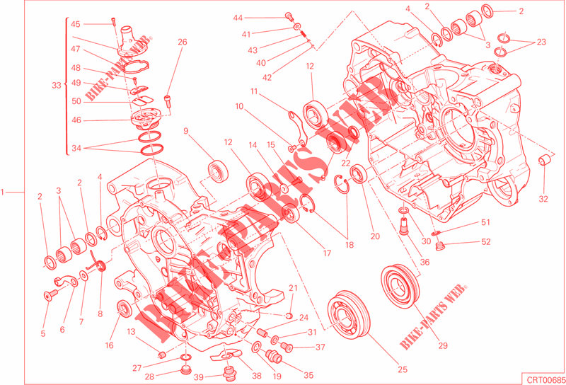 CARTERDELEN voor Ducati Scrambler Icon 2016