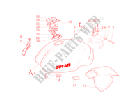 BENZINE TANK voor Ducati Monster S4 2001