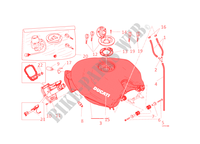 BENZINE TANK voor Ducati 1199 Panigale 2014