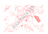 KENTEKENPLAAT HOUDER   ACHTERLICHT (AUS) voor Ducati 1199 Panigale S 2014