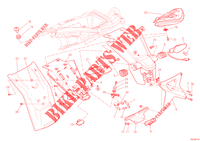 KENTEKENPLAAT HOUDER   ACHTERLICHT (AUS) voor Ducati Multistrada 1200 2012