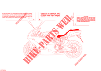 WARNING LABEL (USA) voor Ducati 999 2003