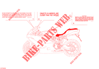 WARNING LABEL (USA) voor Ducati 999 S 2003
