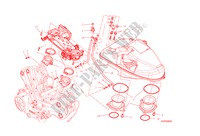 GASKLEP HUIS voor Ducati Diavel 1200 2015