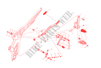 VOETSTEUN LINKS voor Ducati Diavel 1200 2015