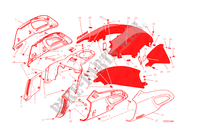 TANK COVERS voor Ducati Diavel 1200 Carbon 2015