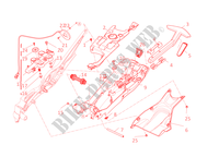 ACHTERFRAME voor Ducati Diavel Carbon 2013