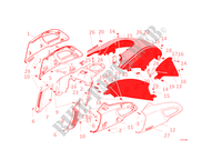 TANK COVERS voor Ducati Diavel Carbon 2013