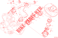 GASKLEP HUIS voor Ducati Hypermotard SP 2015