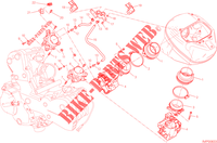 GASKLEP HUIS voor Ducati Hypermotard 2014