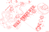GASKLEP HUIS voor Ducati Hyperstrada 2014