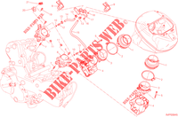 GASKLEP HUIS voor Ducati Hypermotard SP 2014