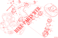 GASKLEP HUIS voor Ducati Hypermotard SP 2013