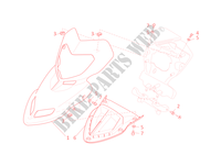 BOVENKUIP voor Ducati Hypermotard 796 2012