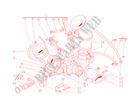 GASKLEP HUIS voor Ducati Supersport 900 2002