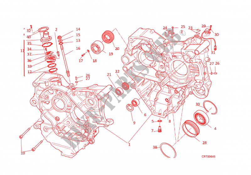 CARTERDELEN voor Ducati Diavel Carbon 2016