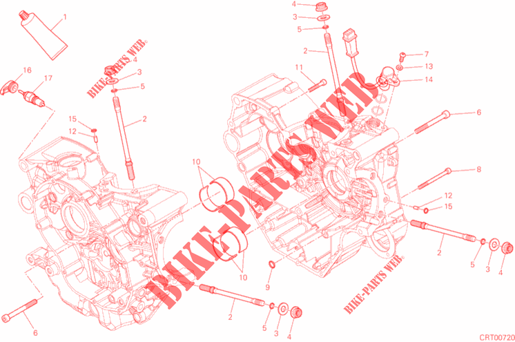 CARTERDELEN voor Ducati Hyperstrada 939 2016