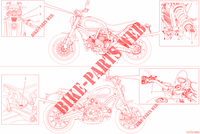 WARNING LABEL voor Ducati Scrambler 1100 Special 2018