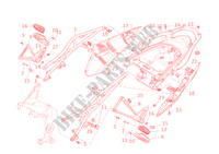 ACHTERFRAME voor Ducati Multistrada 1200 ABS 2011