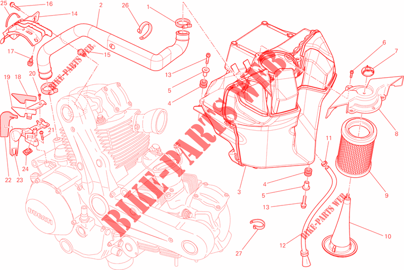 INLAAT voor Ducati Monster 696 ABS 2014