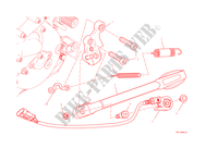 ZIJSTANDAARD voor Ducati Monster 1200 2014
