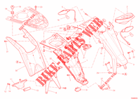 KENTEKENPLAAT HOUDER   ACHTERLICHT (AUS) voor Ducati Monster 796 2012