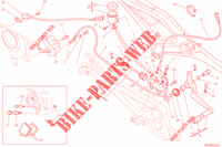 REM ACHTER SYSTEEM voor Ducati Monster 796 2012
