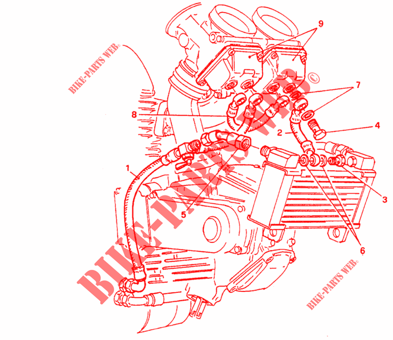 CARBURATEUR VERWARMING (DM 009757) voor Ducati 750 SS 1992