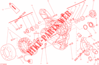 WATERPOMP   DYNAMO DEKSEL voor Ducati Diavel 1200 Titanium 2015