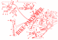 REM ACHTER SYSTEEM voor Ducati 851 1992