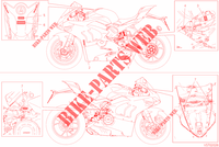 WARNING LABEL voor Ducati Panigale V4 S 1100 2020