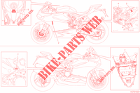 WARNING LABEL voor Ducati 959 Panigale Corse 2018