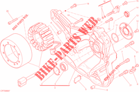 DYNAMO / DEKSEL voor Ducati Scrambler Flat Track Pro 800 2016
