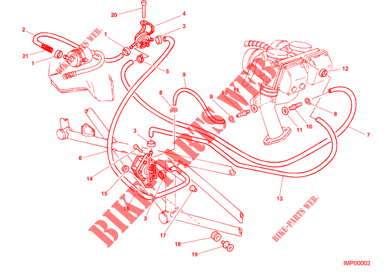 BENZINEPOMP voor Ducati Monster 600 2000