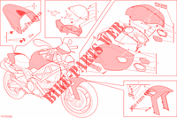 ART KIT voor Ducati Monster 696 ABS Anniversary 2013