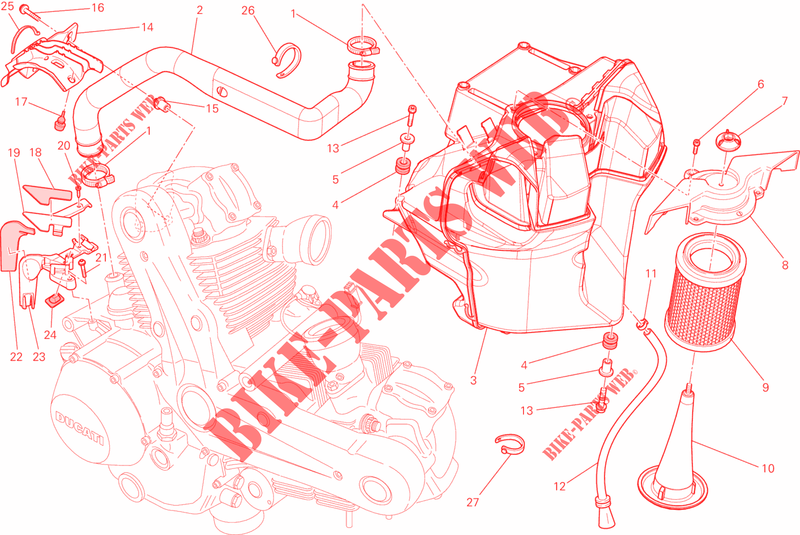 INLAAT voor Ducati Monster 696 ABS Anniversary 2013