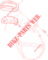 TELLERSET voor Ducati Monster 796 ABS Anniversary 2013