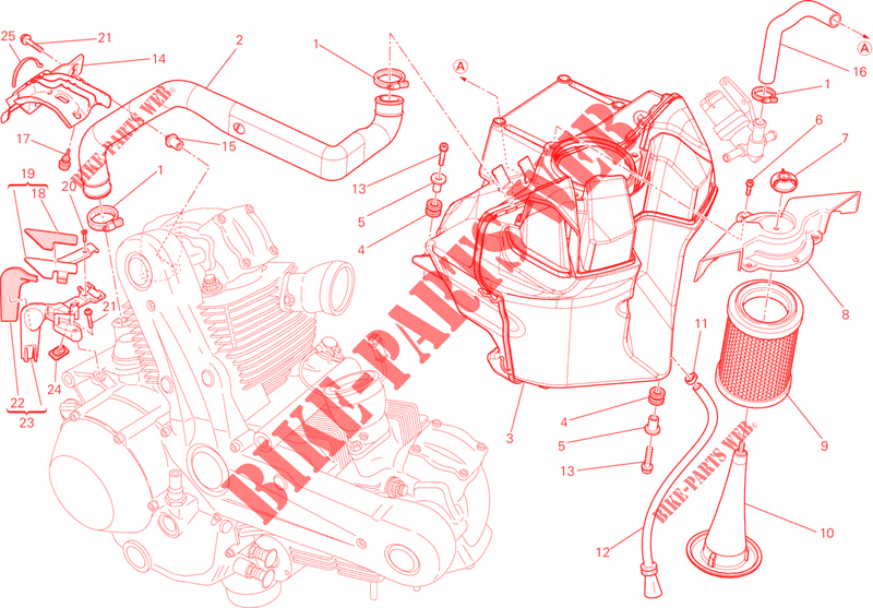 INLAAT voor Ducati Monster 796 ABS Anniversary 2013