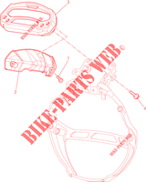 TELLERSET voor Ducati Monster 659 Learner Legal (LAMs) 2013