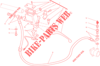 KOPPELINGS POMP voor Ducati Monster 659 ABS Learner Legal (LAMs) 2013