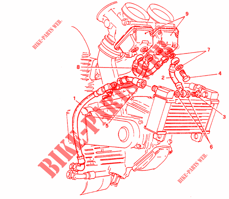 CARBURATEUR VERWARMING (DM 009757) voor Ducati 750 SS 1996