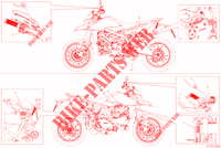 WARNING LABEL voor Ducati Hypermotard 950 SP 2021