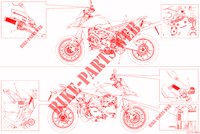 WARNING LABEL  Hypermotard ducati-motorfietsen 2021 Hypermotard 950 RVE 2340
