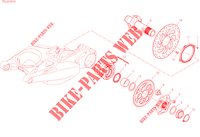 ACHTERWIEL AS voor Ducati Multistrada V4 Pikes Peak 2022