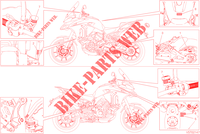WARNING LABEL voor Ducati Multistrada V4 S Full 2022