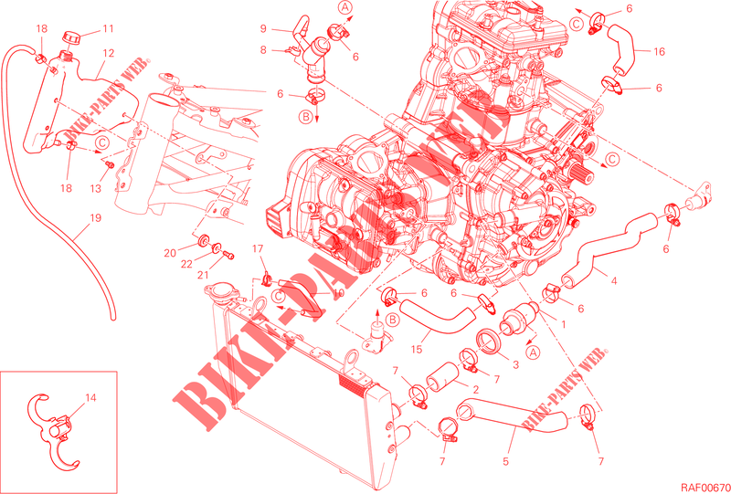 KOELSYSTEEM voor Ducati Multistrada V2 2022