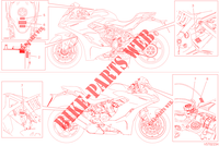 WARNING LABEL voor Ducati Supersport 950 S 2022