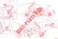 WARNING LABEL voor Ducati Diavel 1260 2022