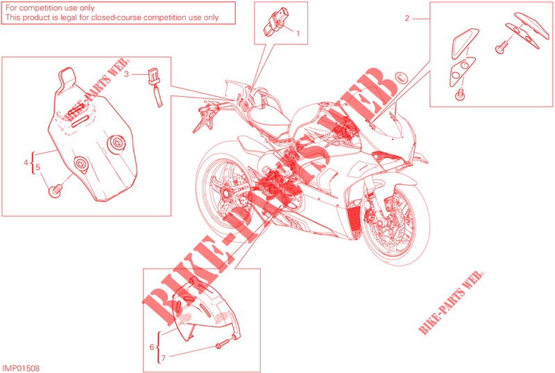 ACCESSOIRES voor Ducati Panigale V4 SP2 2022