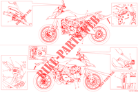 WARNING LABEL voor Ducati Hypermotard 950 RVE 2022